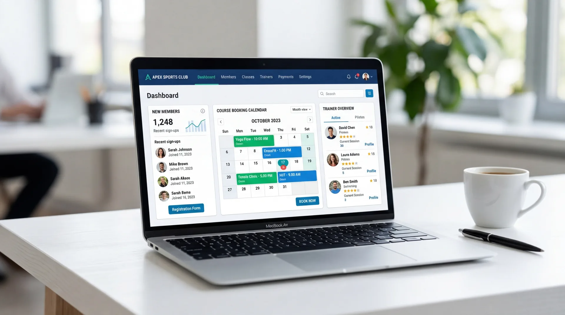 Sportverein — Vereins-Anmeldesystem mit KI